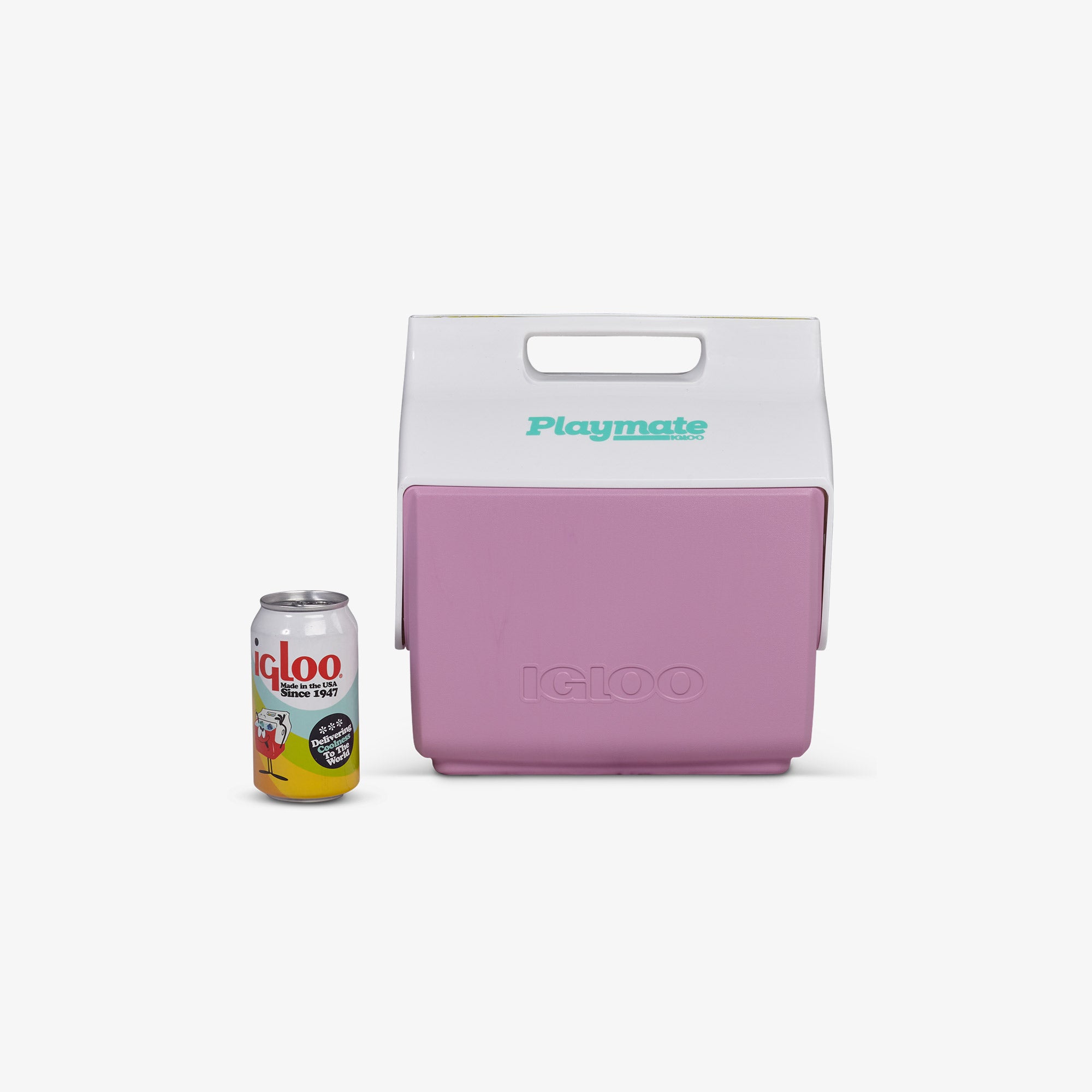 Vintage Retro Little Playmate 7 Quart Cooler - Classic Lunch Box Style for Picnics, Beach Trips & Outdoor Adventures