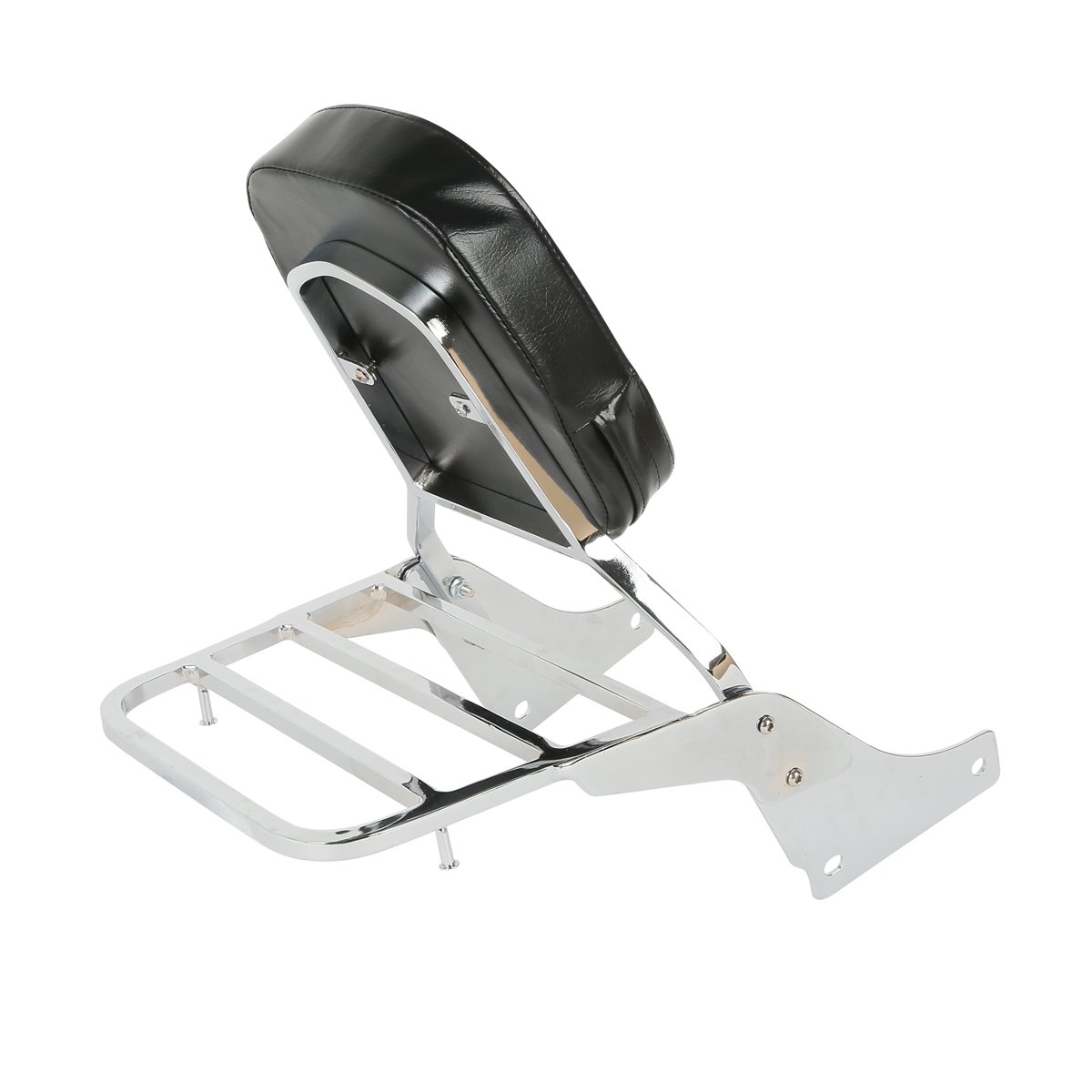 TCT-MT Sissy Bar Backrest Set with Luggage Rack Compatible with Honda Shadow ACE 1100 VT1100 All Years - Perfect for Long Rides & Motorcycle Touring