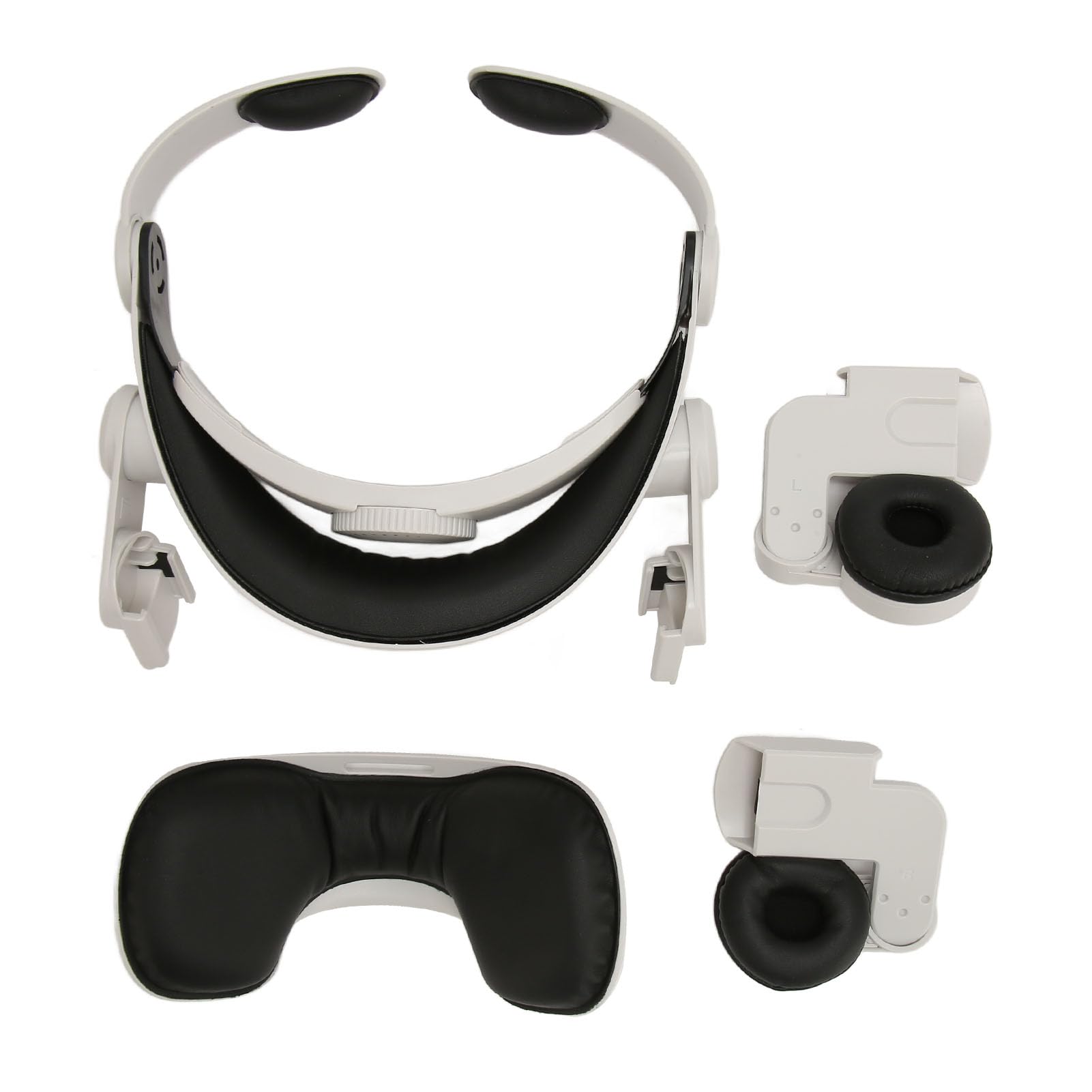 VR Head Strap Replacement Kit, Soft VR Headset Cushions, Adjustable & Easy to Install Gaming Accessories - Perfect for Oculus Quest 2, Rift S & VR Gaming Comfort