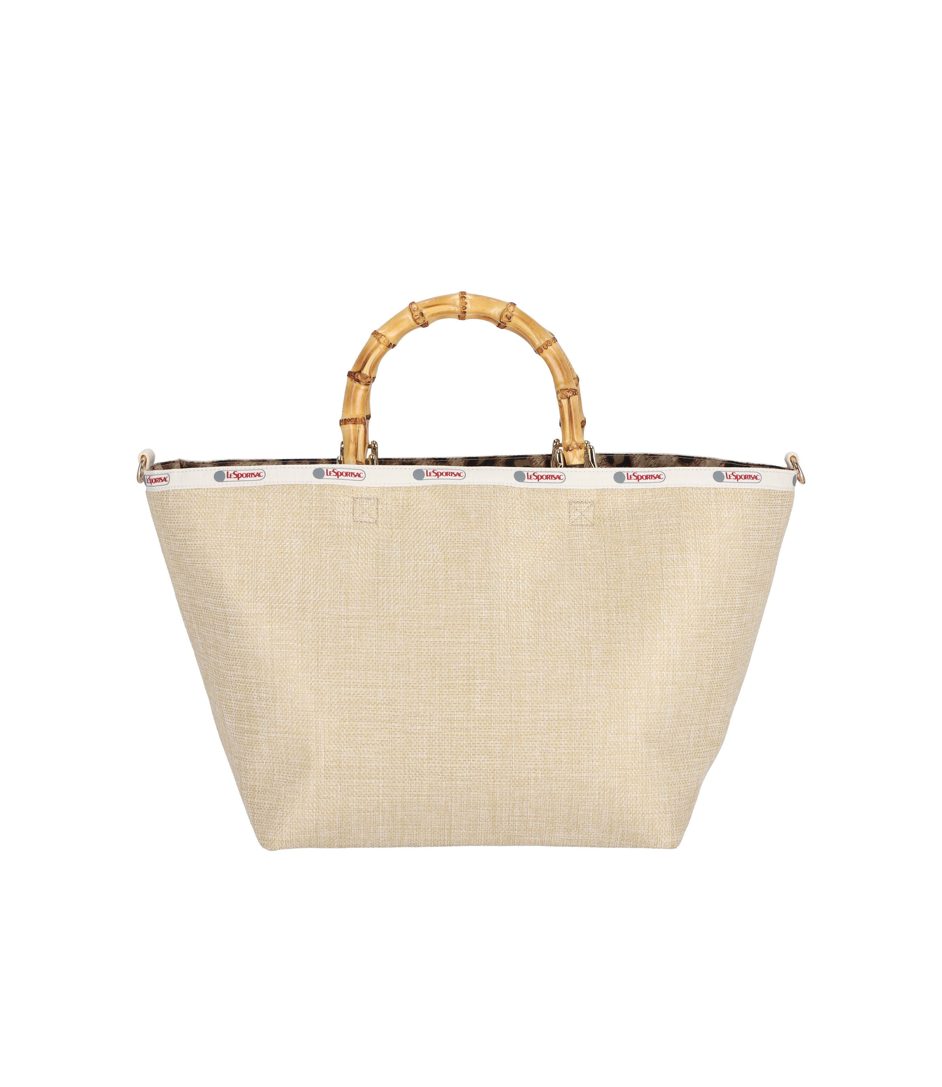 Eco-Friendly Medium Bamboo Tote Bag with Adjustable Strap - Perfect for Grocery Shopping, Beach Trips & Daily Use