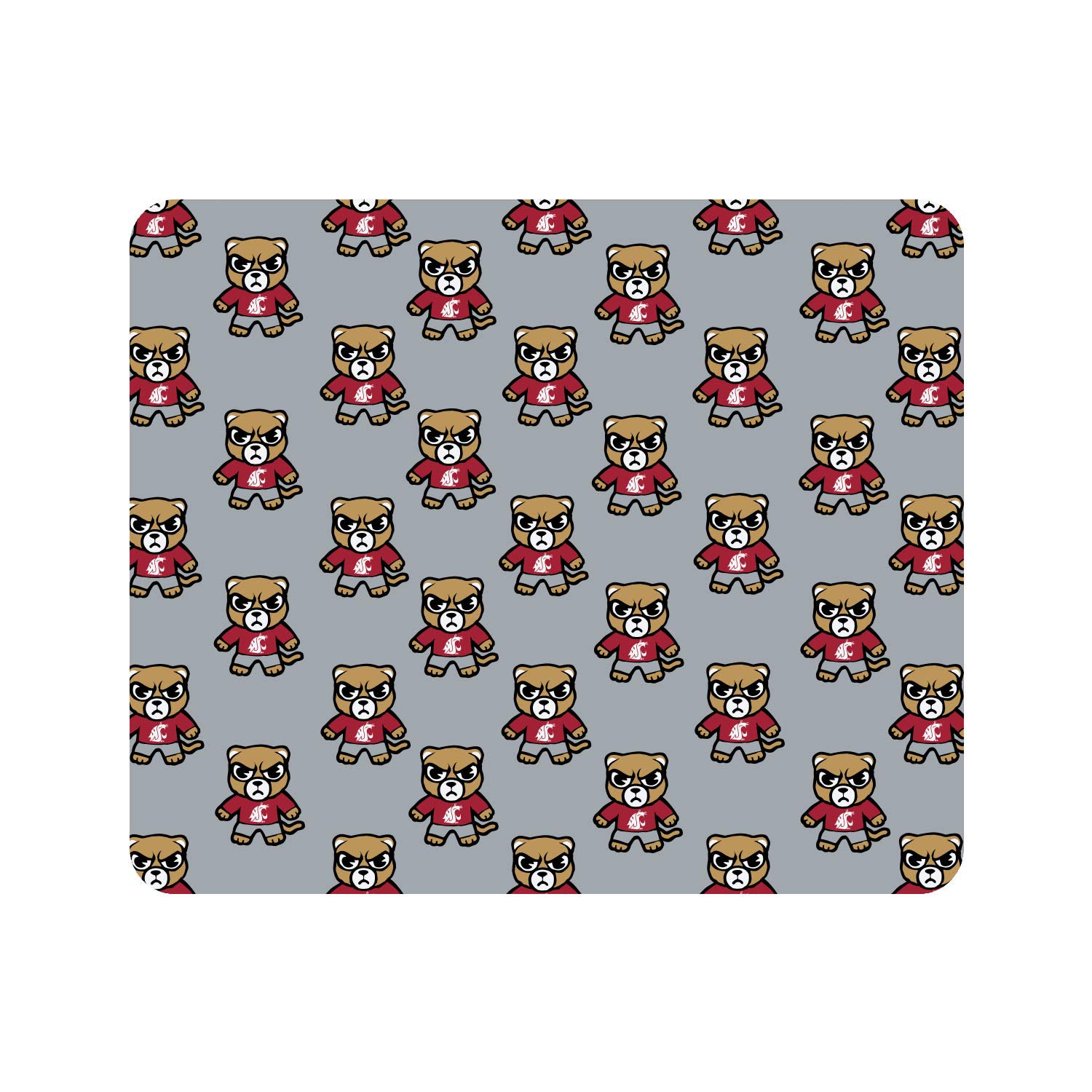 OTM Essentials Washington State University Fabric Mouse Pad - Standard Size Desk Accessory for Gaming & Work - Featuring Tokyodachi Mascot Design - Perfect for Office, Home & Dorm Room Setup