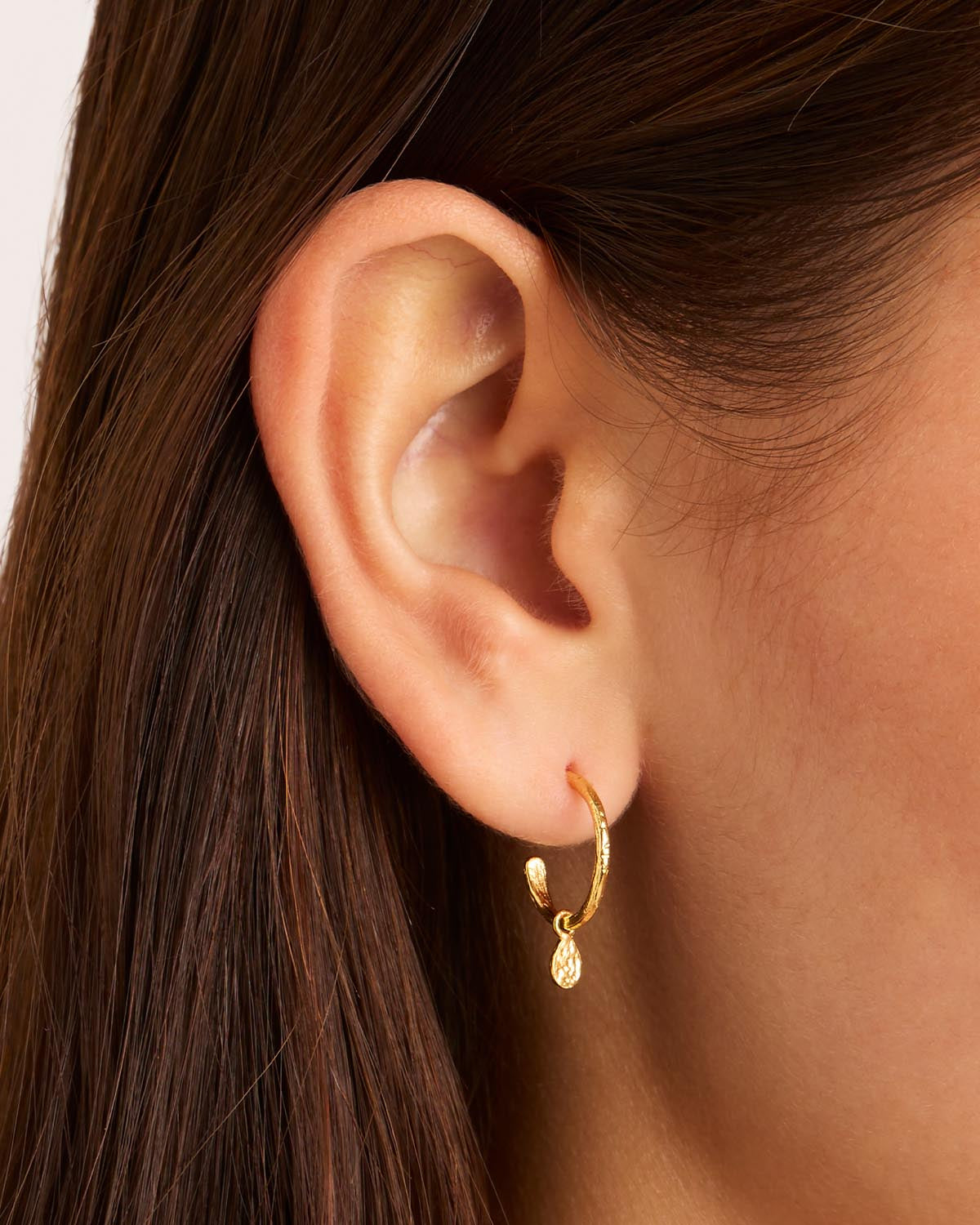 18K Gold Vermeil Grace Hoops - Elegant Dainty Earrings for Women, Hypoallergenic & Tarnish Resistant Jewelry - Perfect for Everyday Wear, Parties & Special Occasions