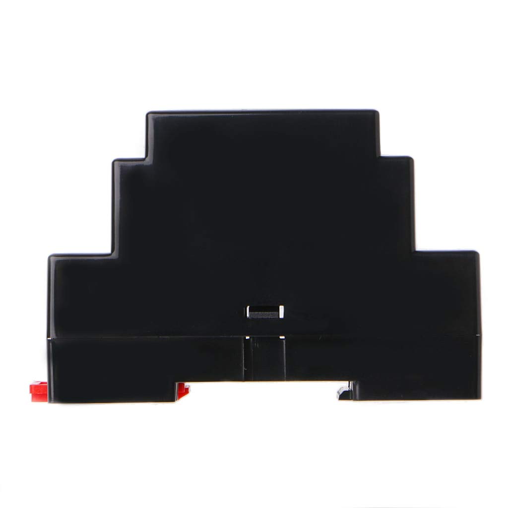 DIN Rail PLC Junction Box - 2 Pack 88x37x59mm Plastic Electrical Enclosure for Industrial Control Panel & Automation Projects