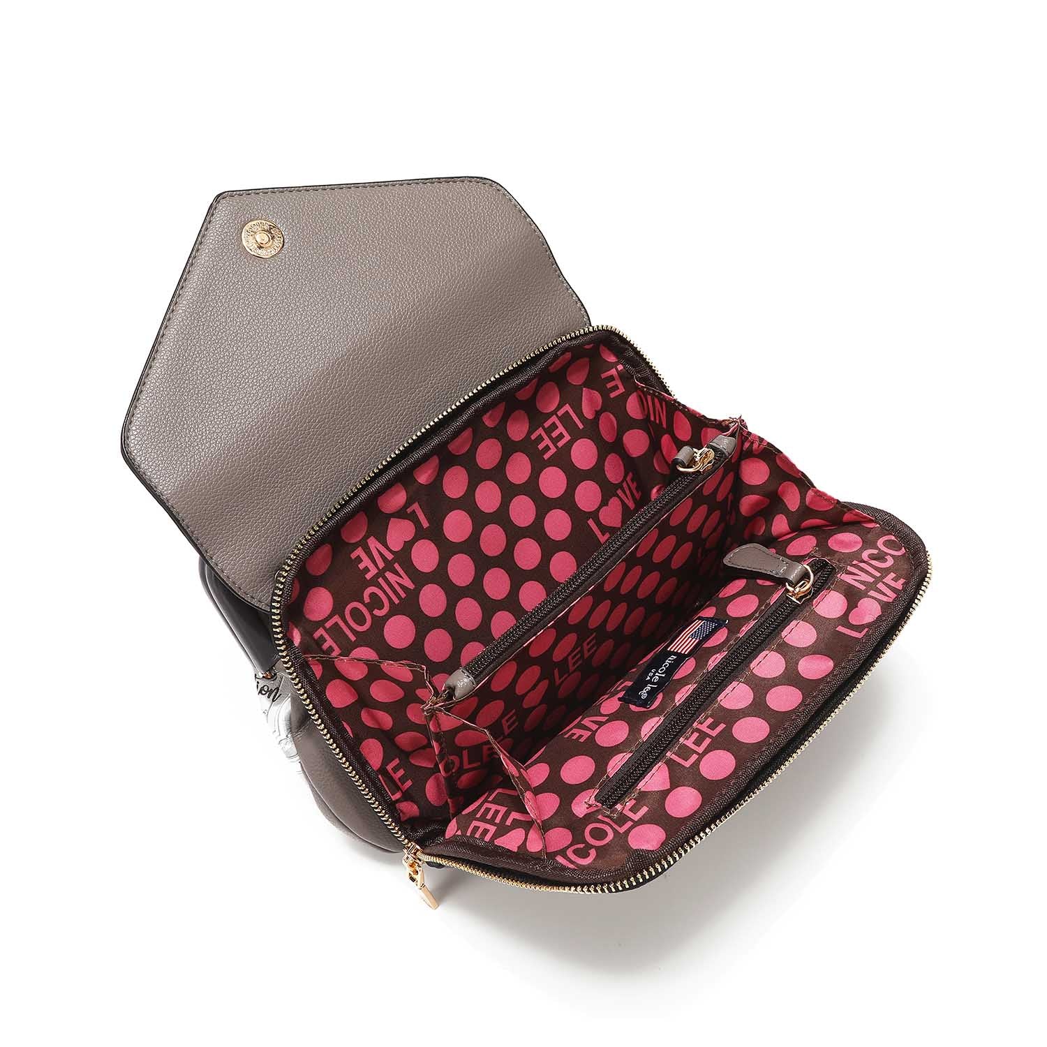 KISS LOCK MESSENGER CROSSBODY BAG - Stylish Leather Shoulder Purse for Women | Perfect for Work, Travel & Everyday Use