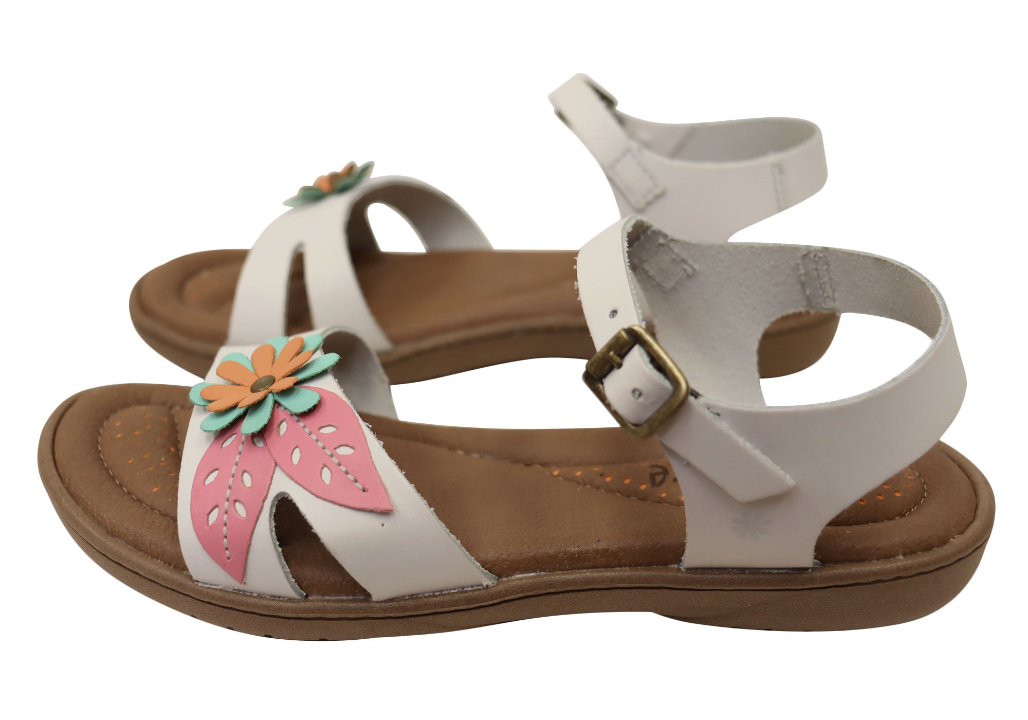 Mindy Women's Comfortable Leather Sandals - Handmade in Brazil - Perfect for Summer, Beach & Casual Outings
