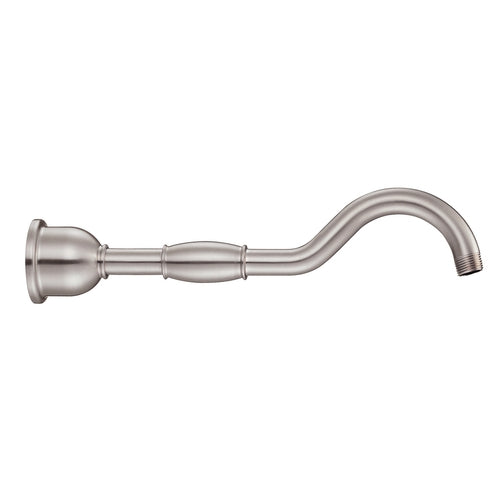 Gerber GD481376BN Adjustable Shower Arm - 8 to 12 Inch Extension, Brushed Nickel Finish for Bathroom & Shower Renovation - Perfect for Modern, Space-Saving Shower Designs