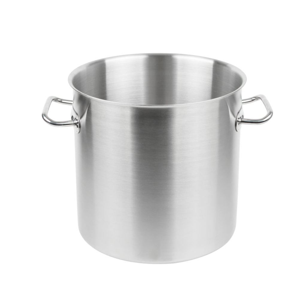 Vollrath Intrigue 18 Quart Stainless Steel Stock Pot - Perfect for Soups, Stews, and Large Batch Cooking in Commercial Kitchens & Home Use