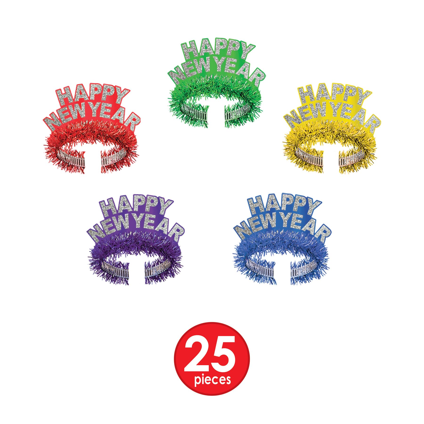 Beistle New Year Star Party Kit - Assorted Decorations for 50 Guests | Perfect for NYE Celebrations, Countdown Parties & Holiday Events