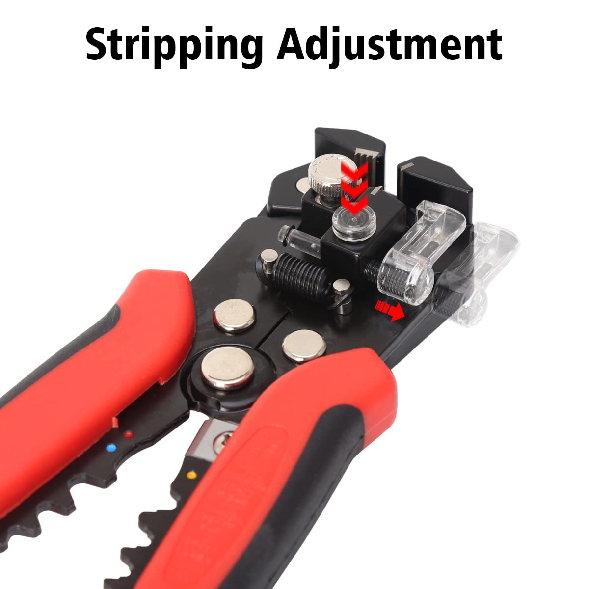 Heavy Duty Wire Stripper and Cutter Tool - Multi-Function Electrical Wire Stripping, Crimping, and Cutting Pliers for DIY, Home Wiring, and Professional Electrician Use