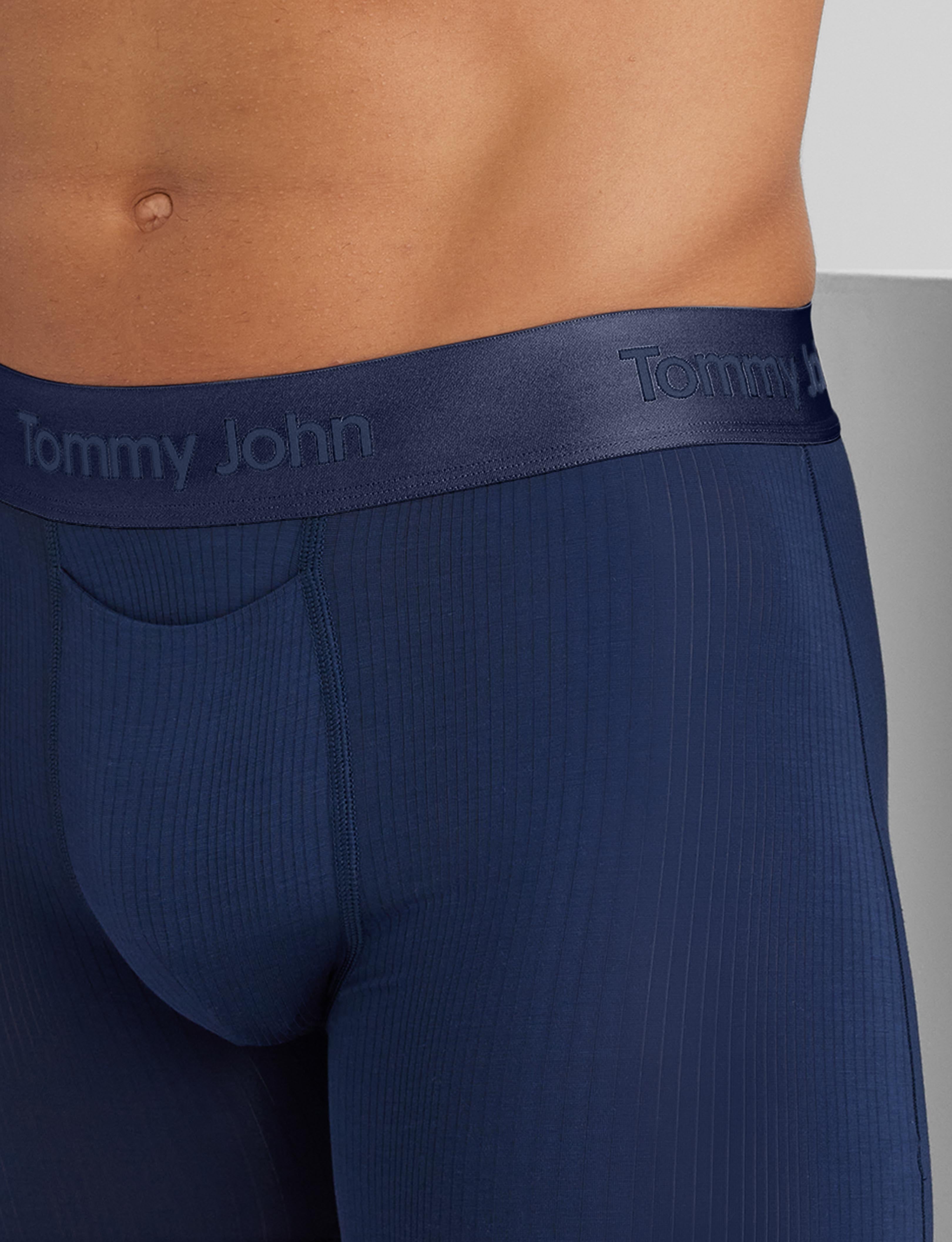 Premium Second Skin Luxe Rib Boxer Briefs - 3 Pack Ultra Soft Men's Underwear for All-Day Comfort | Workout, Lounge & Everyday Wear