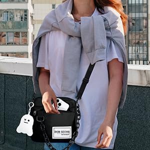 DOB SECHS Women's Small Crossbody Purse - Stylish Messenger Shoulder Bag for Everyday Use, Travel & Work