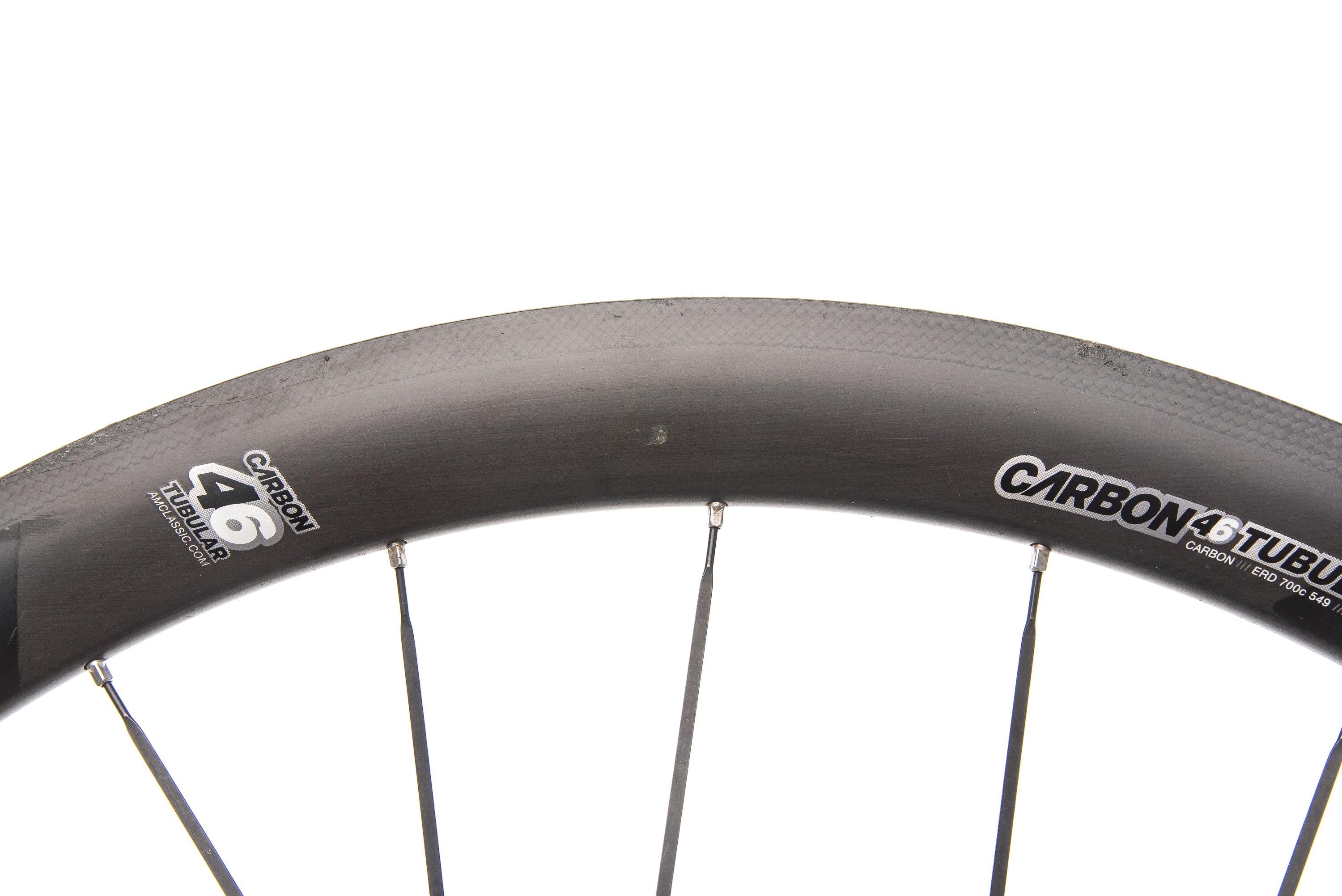 American Classic 46 Disc Carbon Tubular 700c Wheelset - Lightweight Road Bike Wheels for Racing & Performance Cycling - Perfect for Road Racers & Triathletes