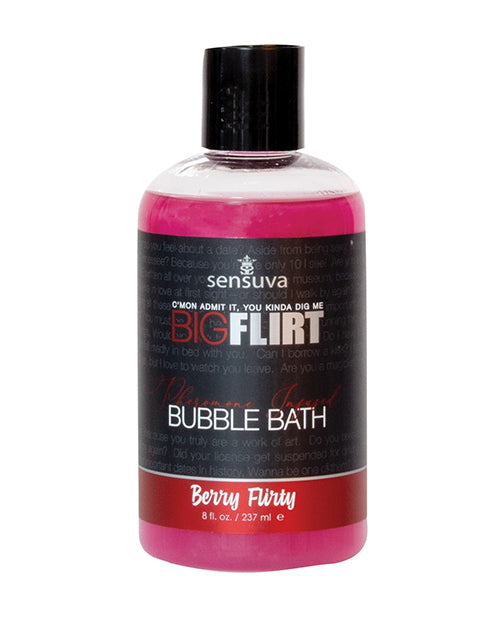 Big Flirt Pheromone Bubble Bath 8oz - Berry Flirty Scent for Romantic Evenings & Relaxing Bath Time