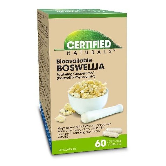 Certified Naturals Bioavailable Boswellia Extract 60 Vegan Capsules - Supports Joint Health & Mobility for Active Lifestyles