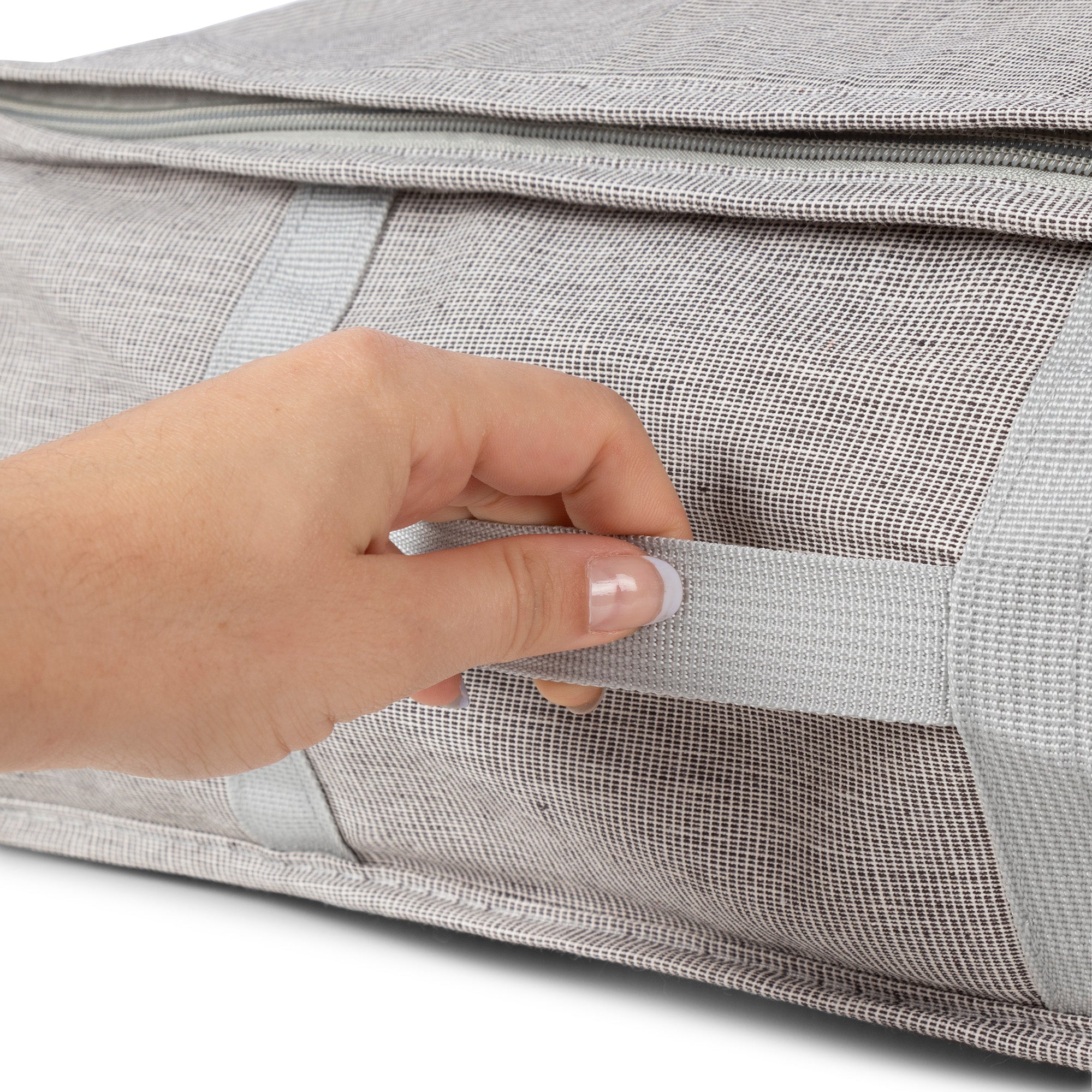 Vacuum Storage Bag for Clothes - Large Size Compactor Oxford Storage Box | Space Saving Solution for Travel, Seasonal Clothes & Bedding Organization