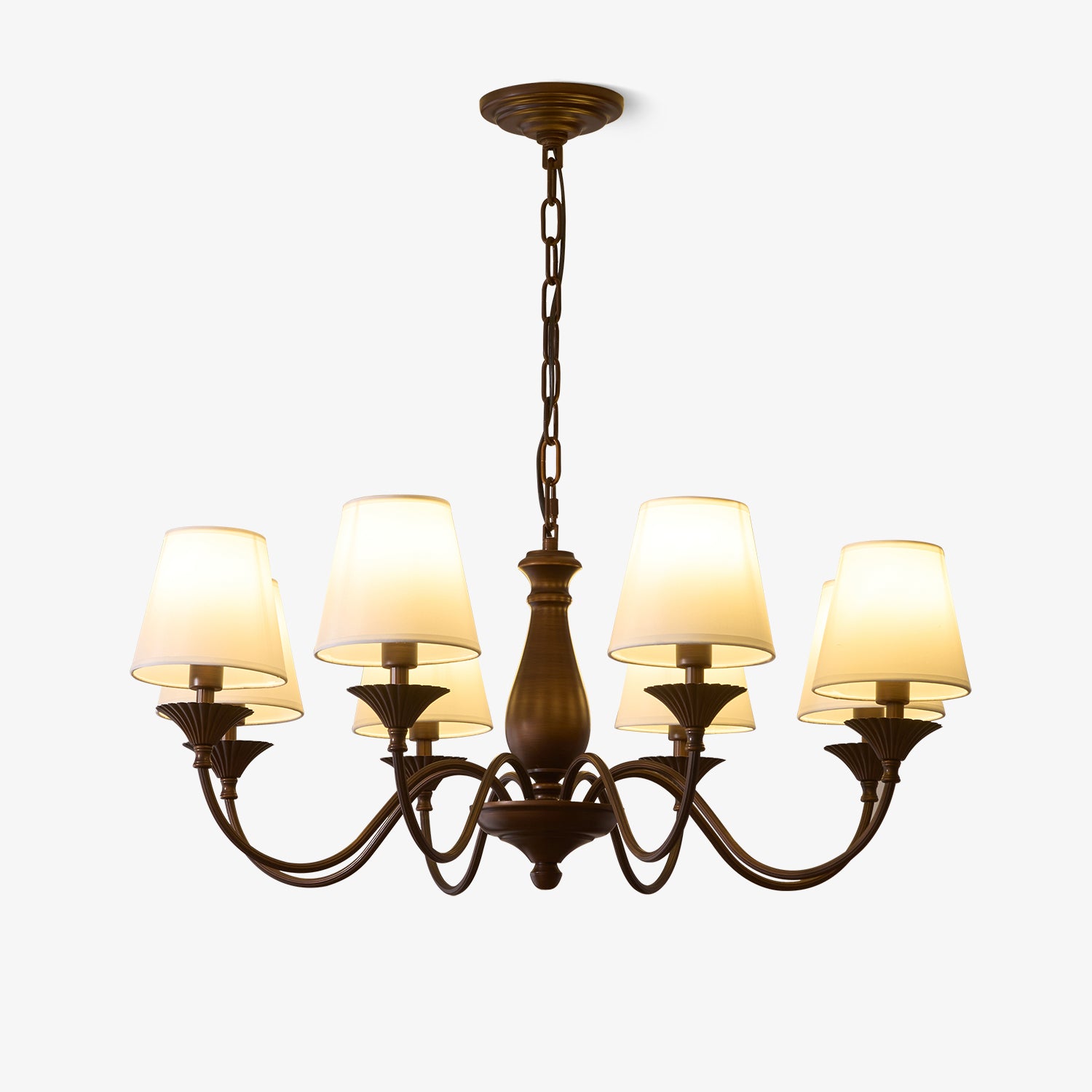 Beatrice Vintage Chandelier - Antique Crystal Ceiling Light Fixture for Dining Room, Bedroom & Living Room Decor