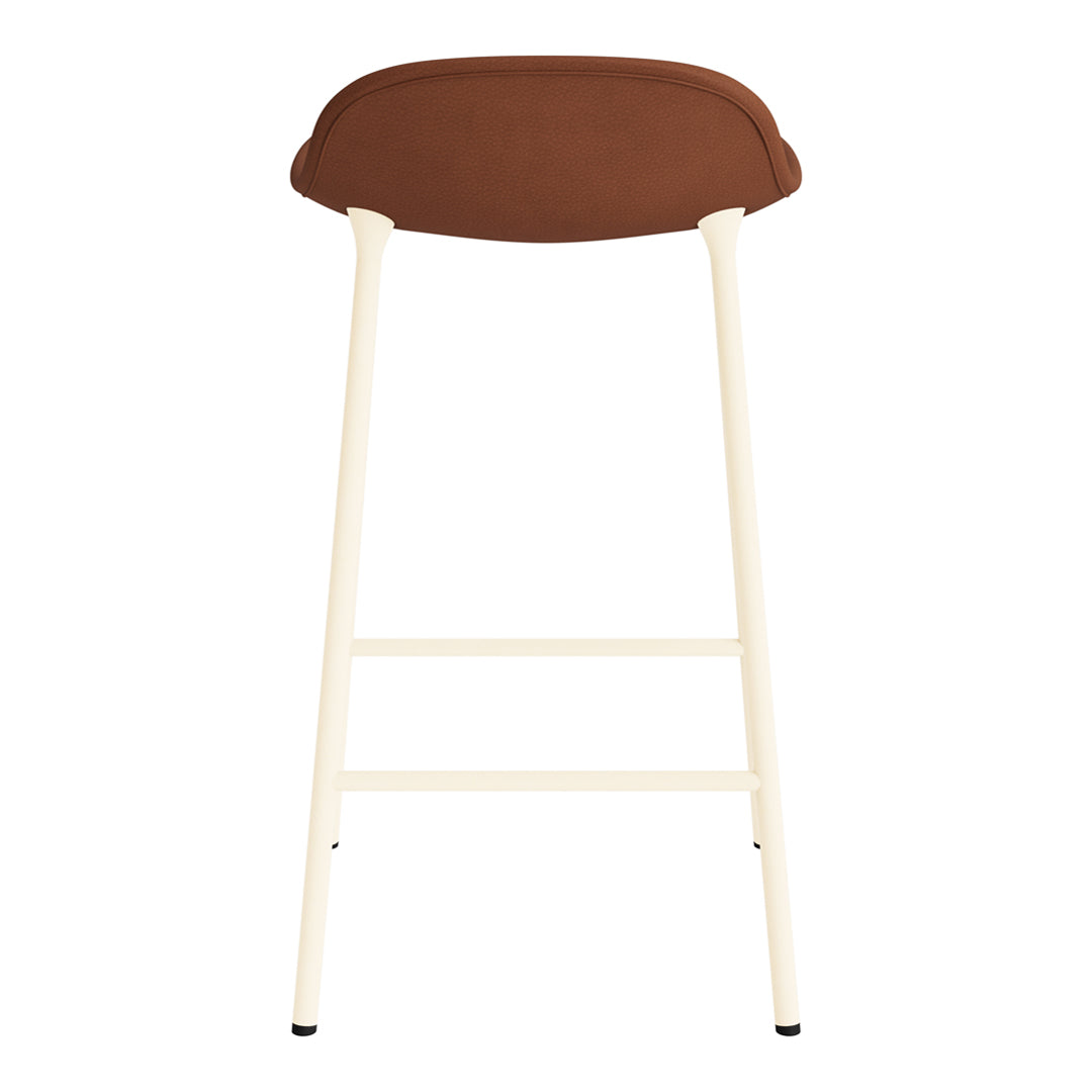 Modern Form Counter Stool with Sturdy Metal Legs & Comfortable Upholstered Seat - Perfect for Kitchen Islands, Breakfast Bars & Home Decor