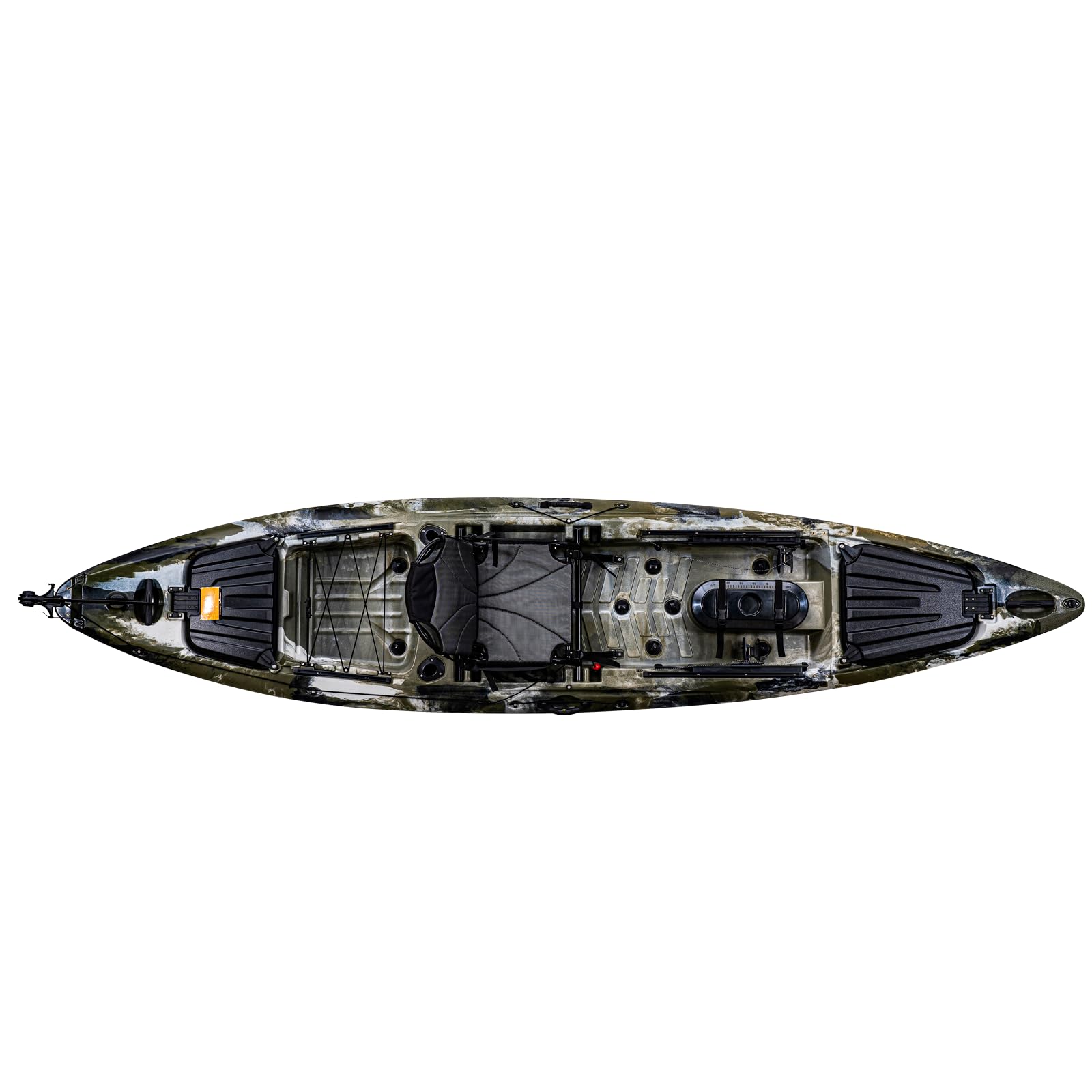 GARVEE 13FT Fishing Kayak for Adults - Sit on Top Kayak with Paddle & Comfortable Seat - 400LBS Capacity Hard Shell Recreational Ocean Kayak Boat - Perfect for Fishing, Camping and Water Sports Adventures
