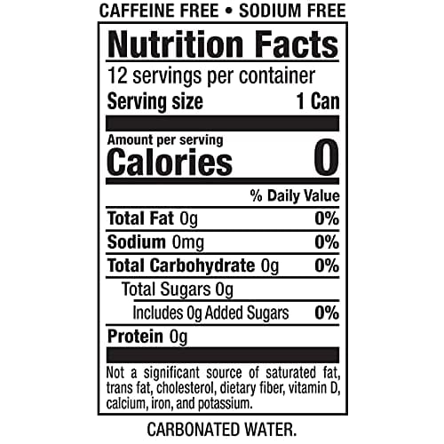 Canada Dry Original Sparkling Seltzer Water - 12 Pack of 12 fl oz Cans | Refreshing Zero Calorie Beverage for Parties, Picnics & Everyday Hydration