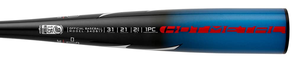 Mizuno B22-HOT METAL USSSA Baseball Bat for Youth -10 | -5 | 2022 Model | 2 3/4 Inch Barrel | 1-Piece Aluminum Construction | CORTECH Barrel Technology | Optimized End Cap | Speed Helix Grip - Perfect for Competitive Youth Baseball Games and Training