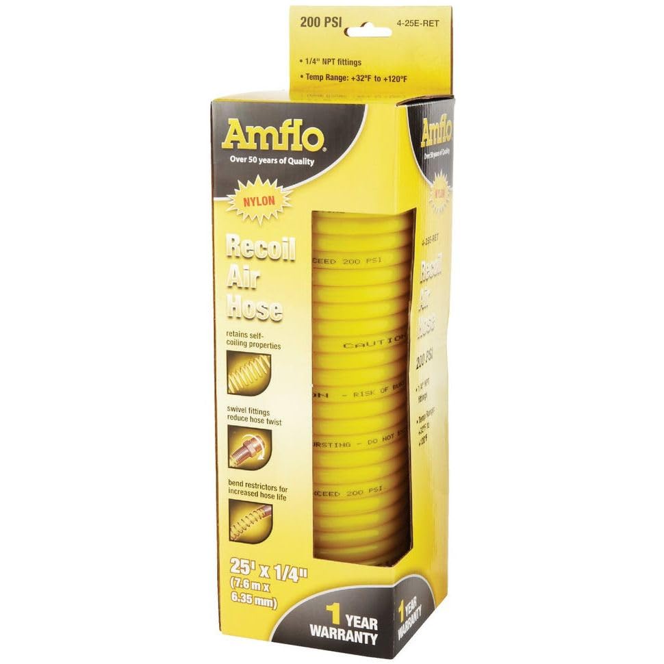Amflo Recoil Air Hose 1/4