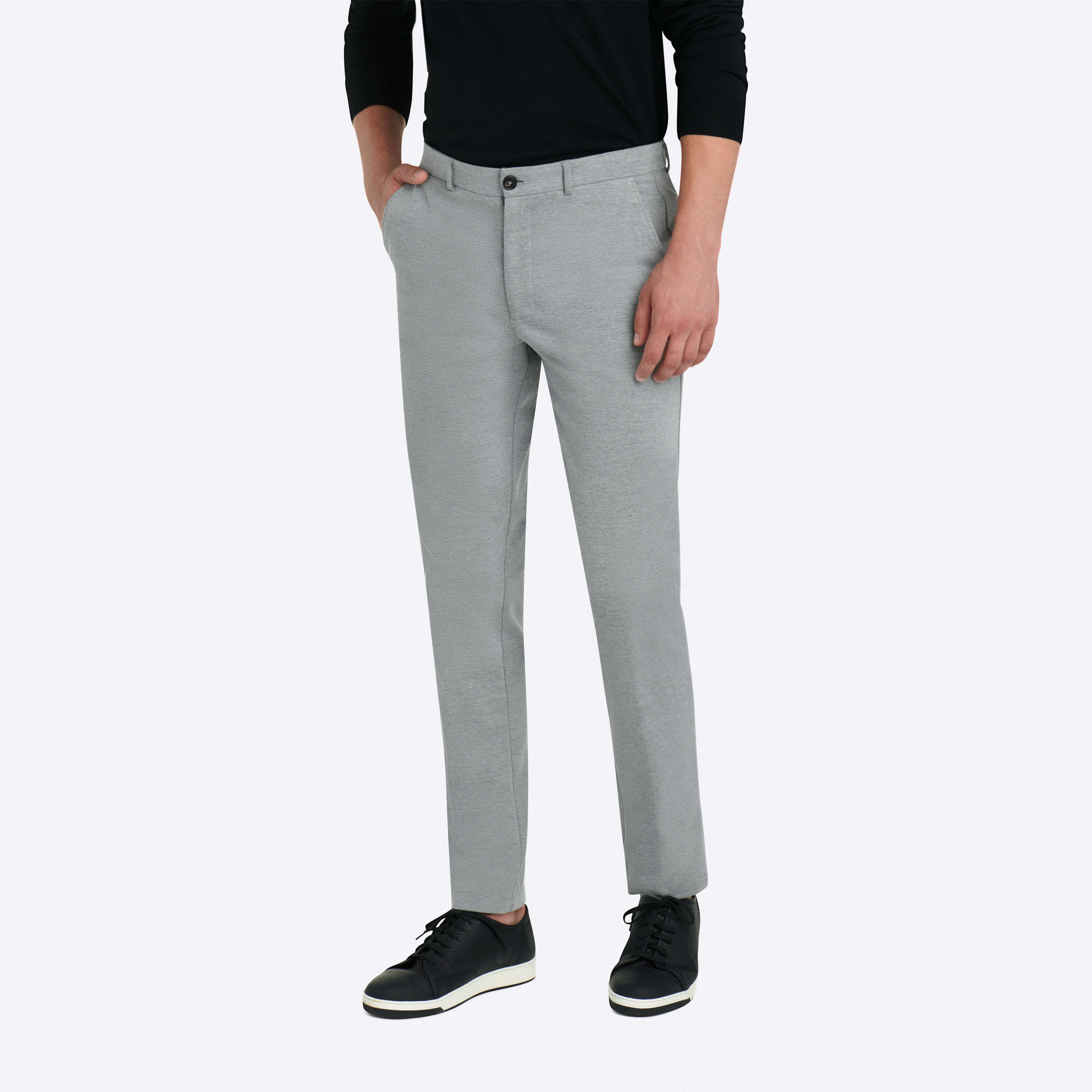 Men's Flat Front Casual Pants - Comfortable Slim Fit Chinos for Work & Everyday Wear | Perfect for Office, Travel & Outdoor Activities
