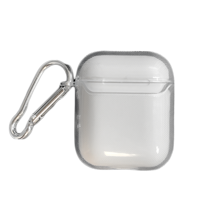 Clear AirPods Case with Hook - Durable Protective Cover for AirPods 1/2/3/Pro - Perfect for Gym, Travel & Everyday Use