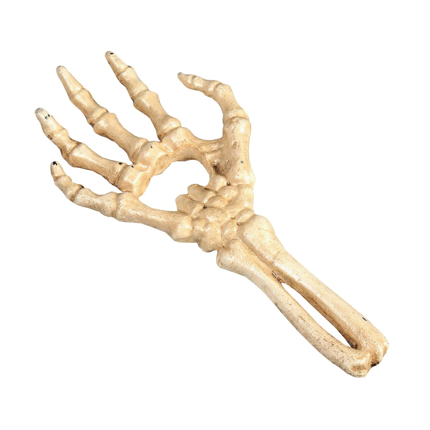 Vintage Cast Iron Skeleton Hand Bottle Opener - Gothic Home Bar Accessory for Beer, Soda & Wine Bottles - Perfect for Halloween Decor, Horror Theme Parties & Man Cave Gifts