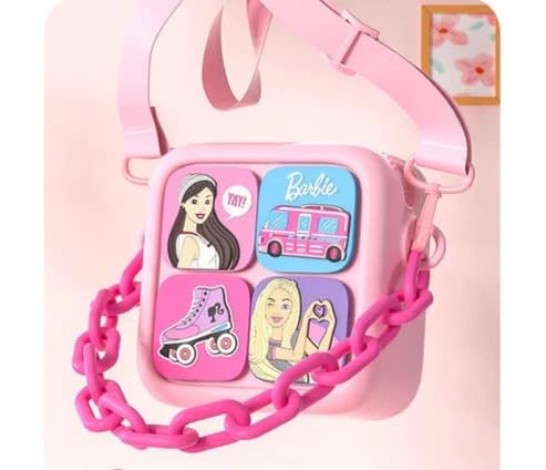 Stylish Barbie-Themed Shoulder Sling & Handbag for Girls - Cute Fashion Accessory for Barbie Lovers | Perfect for School, Parties & Everyday Use
