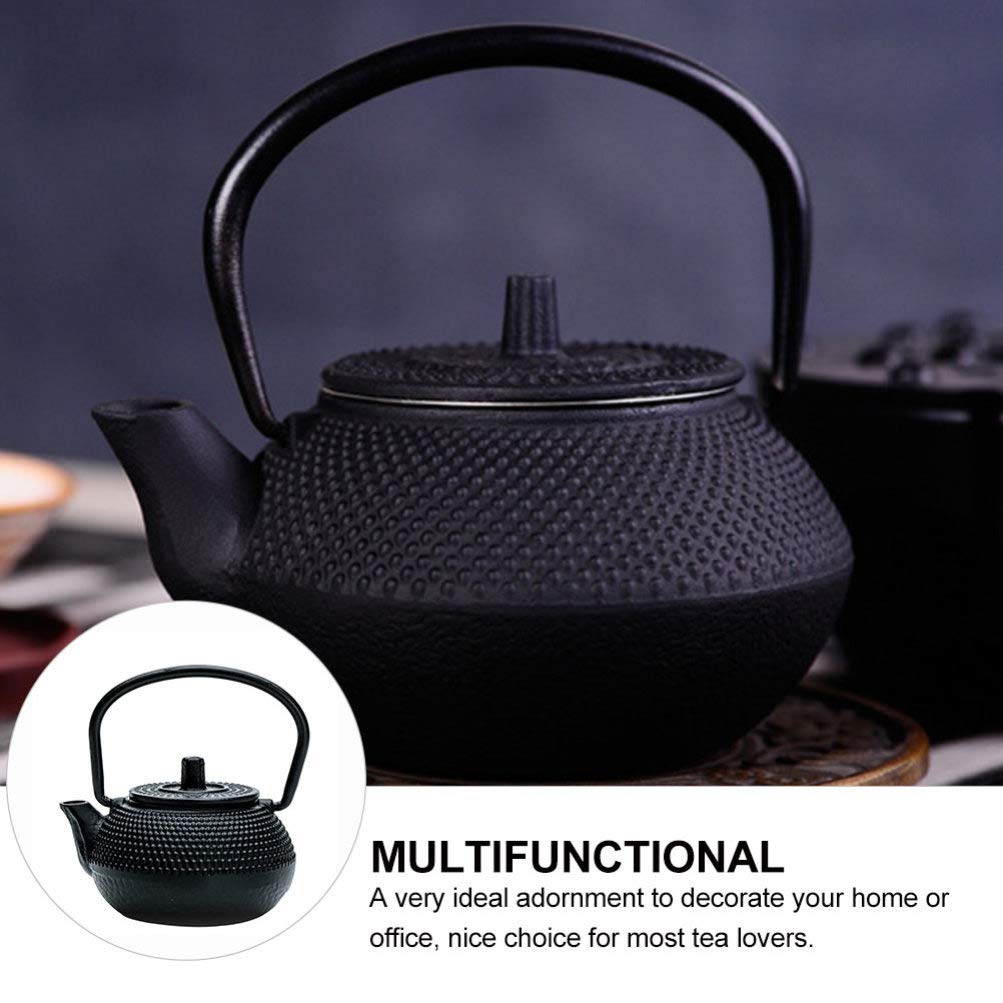 Premium Cast Iron Teapot Set - Japanese Style Small Iron Tea Kettle with Infuser - Perfect for Loose Leaf Tea, Home Decor & Gift Giving - Ideal for Tea Ceremonies, Office Use & Cozy Afternoons