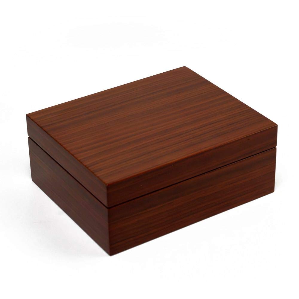 Ultra-Modern 18-Note Musical Jewelry Box with Hi-Gloss Wood Finish - Plays Multiple Song Options (Includes 'That's What Friends Are For') - Perfect Gift for Birthdays, Anniversaries & Home Decor