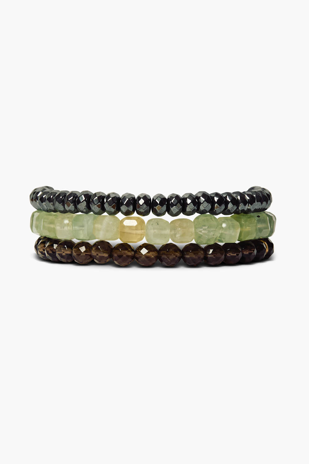 Boreal Bracelet Set Smoky Mix - Stylish Beaded Bracelets for Women, Boho Chic Jewelry Gift for Her - Perfect for Casual Wear, Layering & Everyday Fashion Accessories