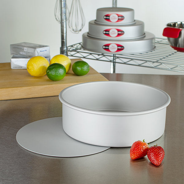 Non-Stick Round Cake Pan with Removable Bottom - 3 Inch Height - Perfect for Baking Cakes, Cheesecakes & Pies - Ideal for Home Bakers & Professional Chefs