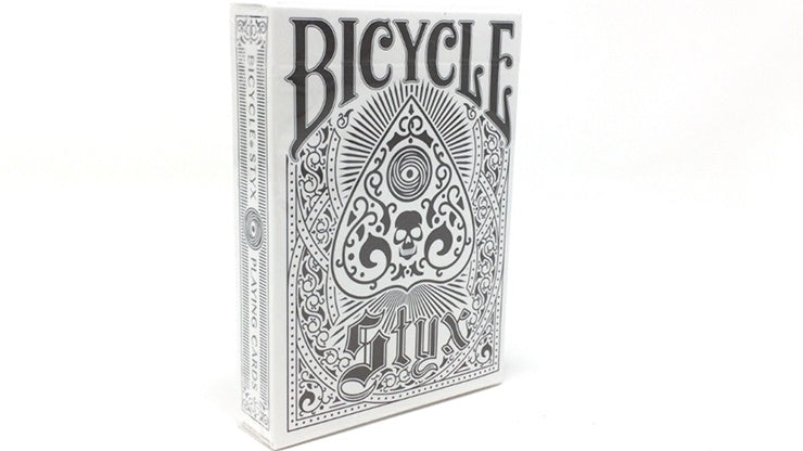Styx Playing Cards - Premium White Bicycle Playing Cards for Magic Tricks, Poker Games, and Cardistry Performances