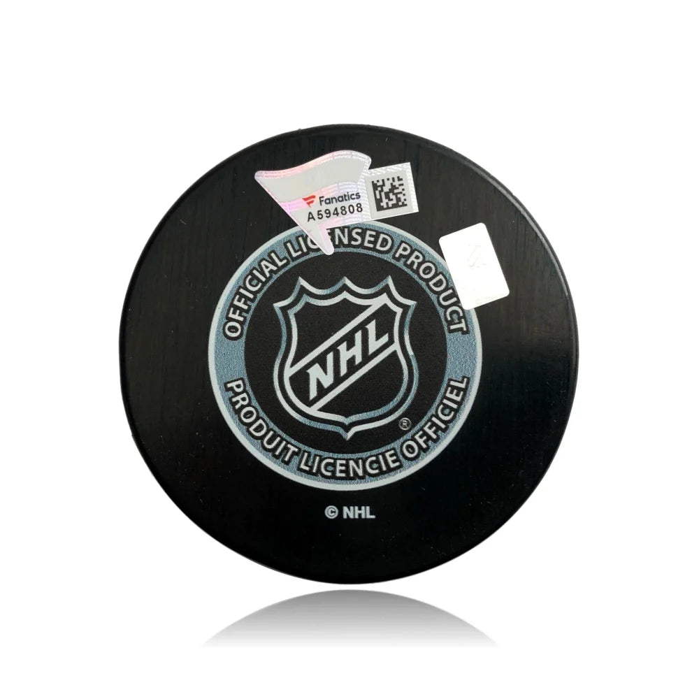 Brent Burns Autographed San Jose Sharks Puck - Fear the Beard Inscribed - COA Included - Perfect for Hockey Fans, Collectors & Memorabilia Displays