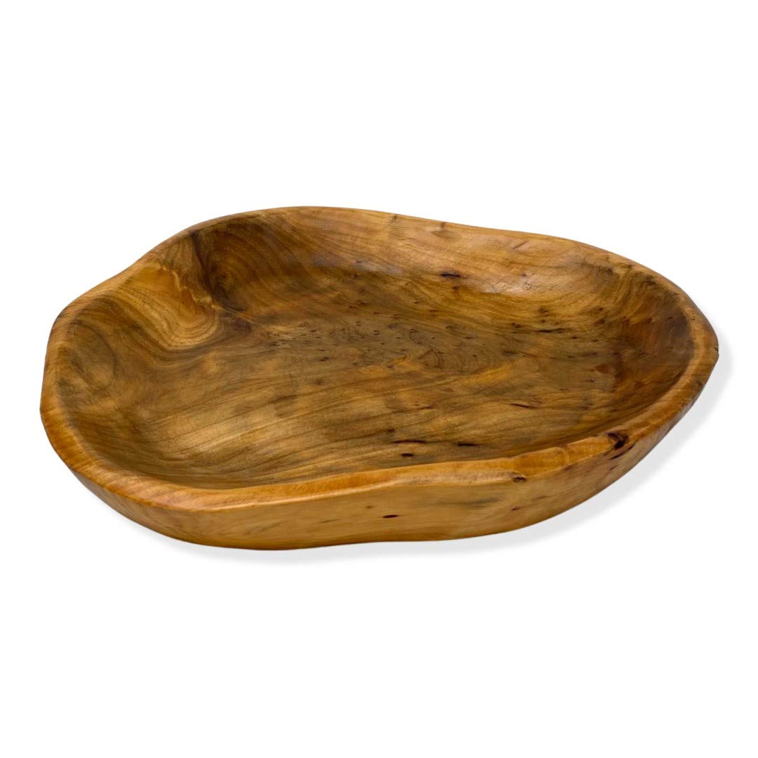 Natural Root Wood Serving Platter Tray - 10.75