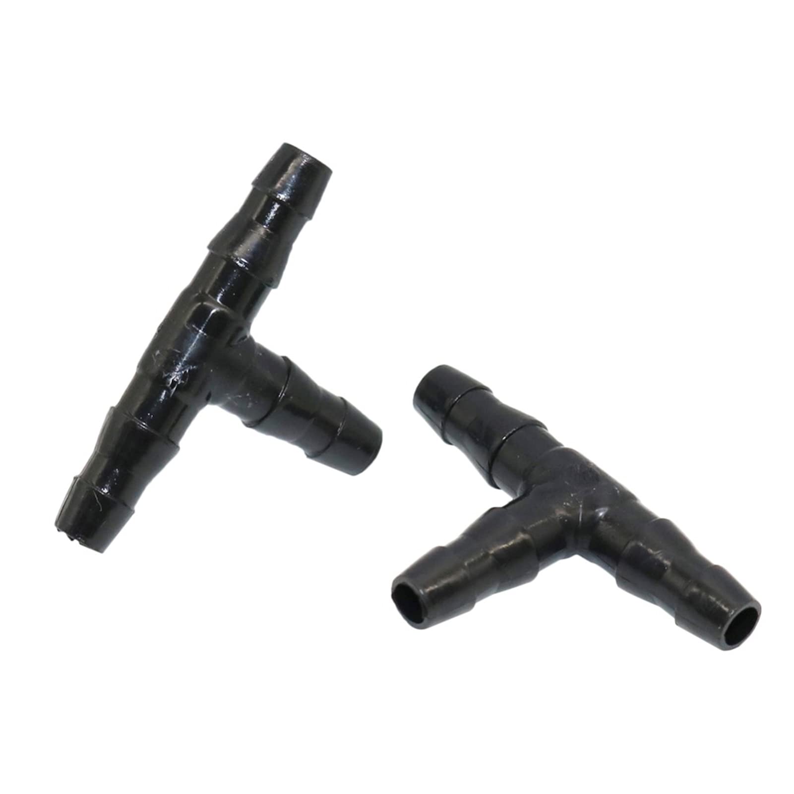 4mm T-Shaped Tee Hose Connector - 1000 Pcs Black Garden Watering Distributor for Micro Drip Irrigation Systems | Perfect for Agricultural, Greenhouse & Home Garden Watering Solutions