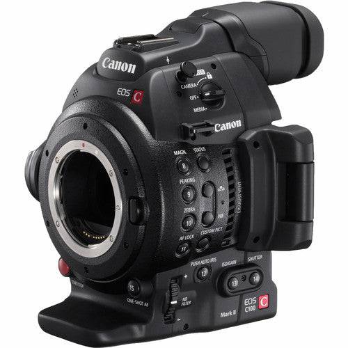 Canon EOS C100 Mark II Professional Cinema Camera with 3-Lens Kit (24-105mm, 50mm, 85mm) - 4K Video, Dual Pixel AF - Perfect for Filmmaking, Documentary & Wedding Videography
