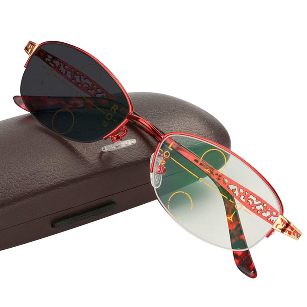 SYTH Multi-Focus Reading Glasses with UV Protection - 1 Pair Sun Readers Sunglasses for Men & Women - Perfect for Reading, Driving, and Outdoor Activities