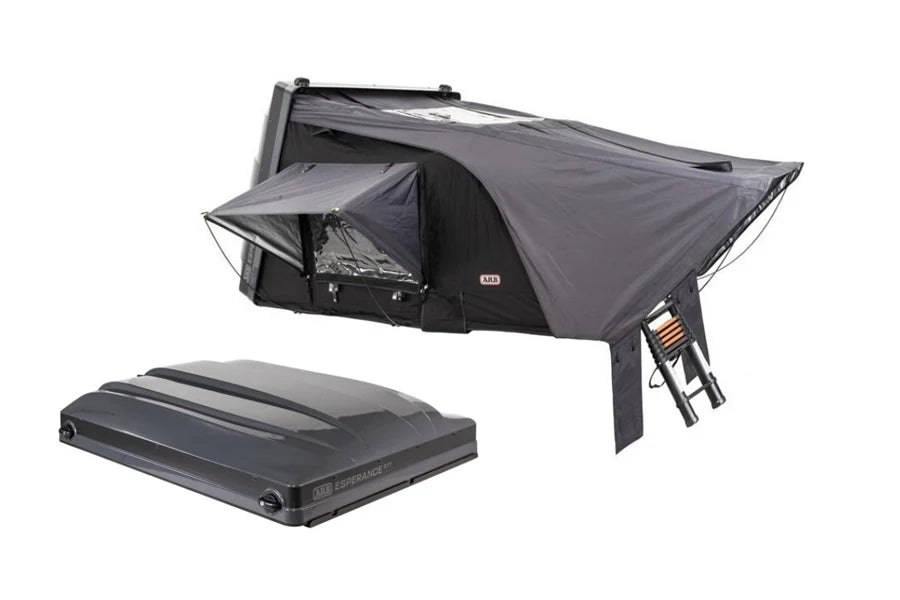 ARB Esperance 2 Compact Hard Shell Rooftop Tent - Lightweight Waterproof Camping Tent for SUV & Truck - Perfect for Off-Road Adventures & Family Camping Trips