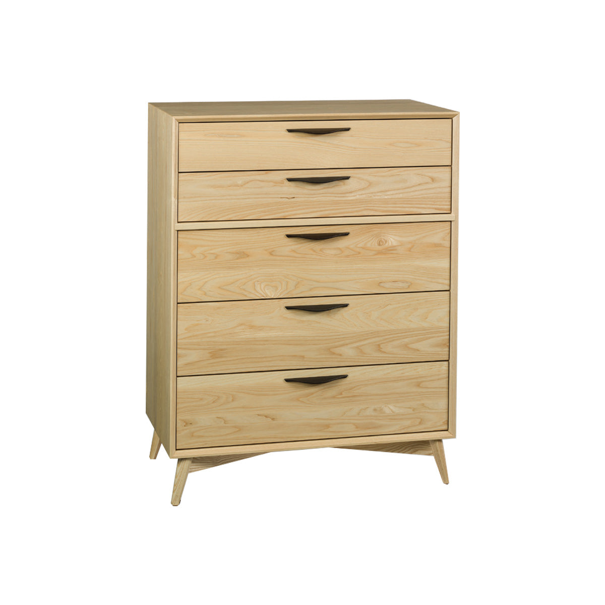 Kenton Solid Wood 5-Drawer Dresser Chest for Bedroom - Stylish Storage Solution for Clothes, Linens & Accessories