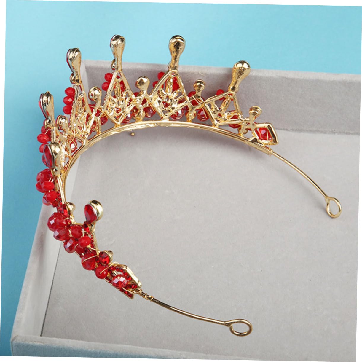 Beaupretty 3-Piece Wedding Bridal Headwear Set - Handmade Rhinestone Crown Tiara & Elegant Princess Headdress - Luxury Hair Accessories for Bride, Bridesmaids, Prom, Pageant, and Special Occasions