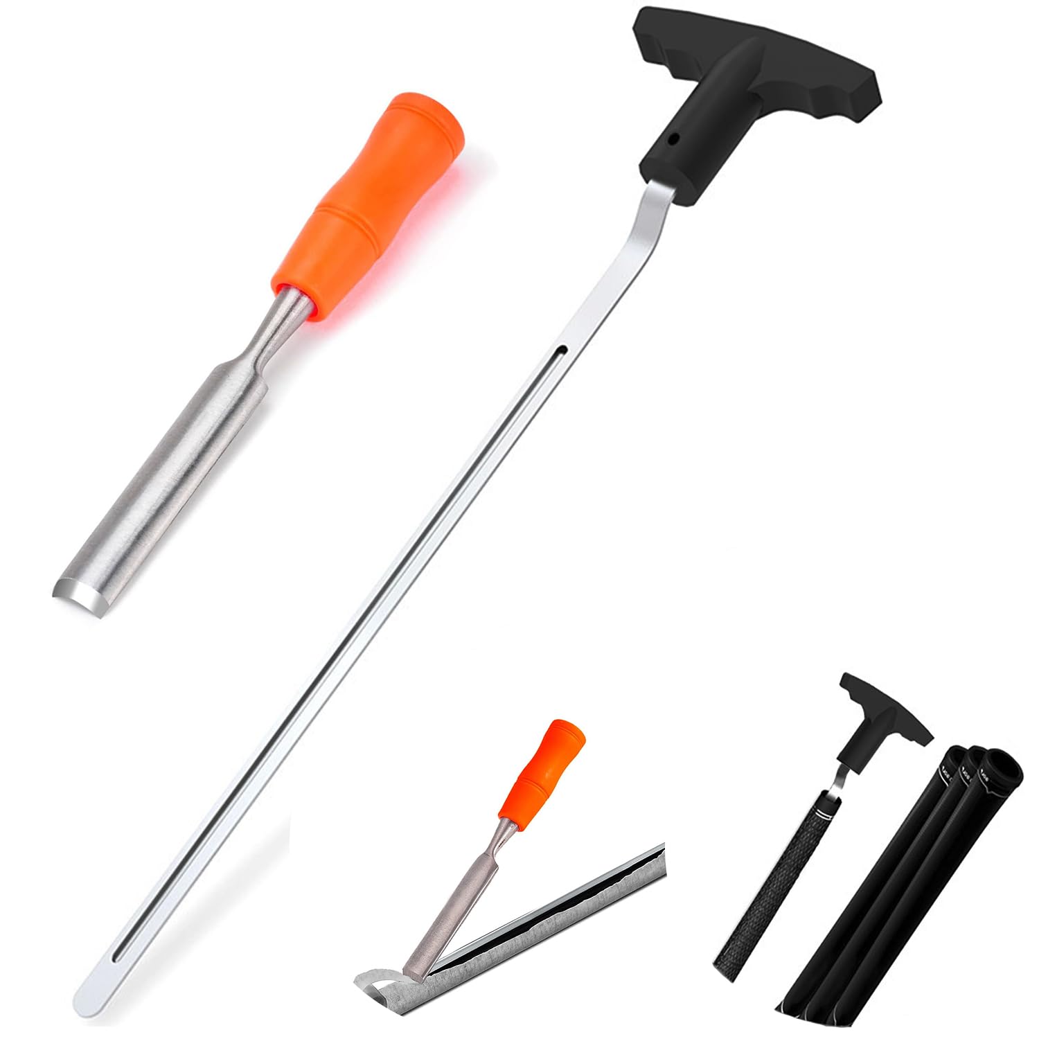 Premium Golf Grip Removal Tool with V-Groove Design - 11