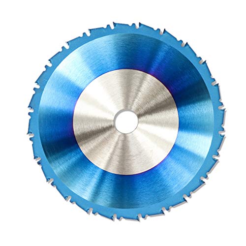 GTBL 210mm TCT Saw Blade with Nano Coating - Carbide Circular Cutting Disc for Woodworking (210x25.4mm, Blue) - Perfect for Table Saws, Miter Saws & Wood Cutting Projects