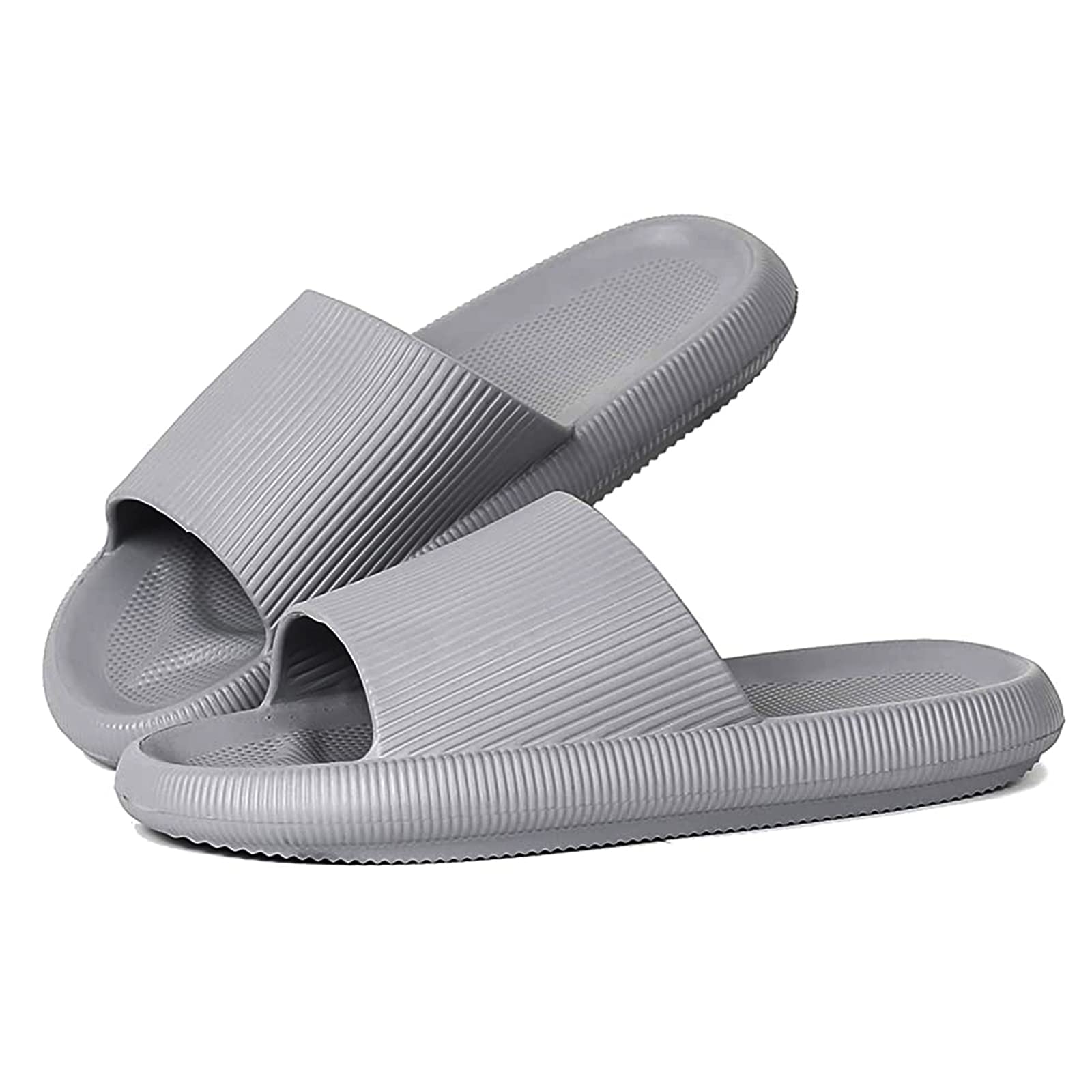 Premium Massage Foam Bathroom Slippers - Non-Slip Spa Shower Sandals for Men & Women - Comfortable House Shoes for Relaxation After Bath, Yoga, or Pedicure