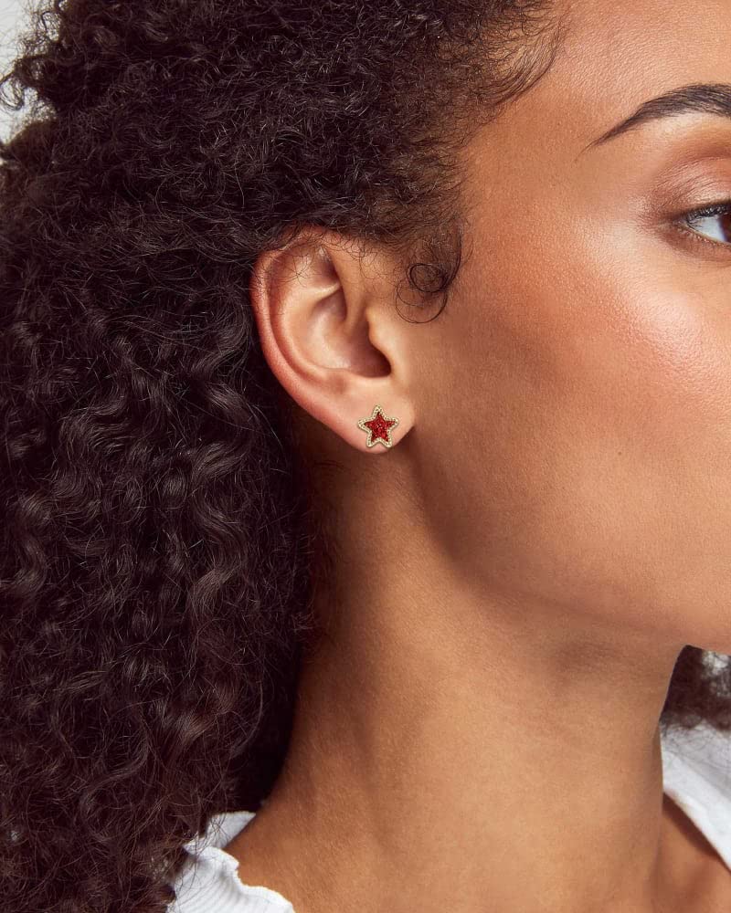 Kendra Scott Jae Star Stud Earrings for Women - Sterling Silver Fashion Jewelry - Perfect for Parties, Weddings & Everyday Wear