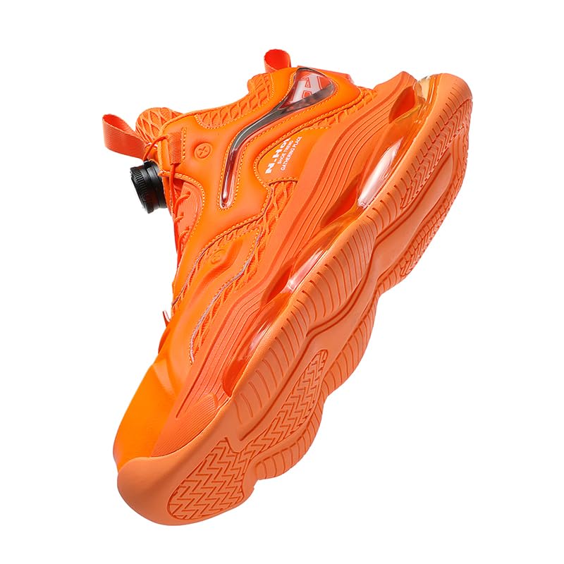 **Unisex Basketball Shoes - Air Cushion Running Sneakers for Men & Women | Non-Slip Leather Sport Shoes for Height Increase | Perfect for Gym, Training & Casual Wear**