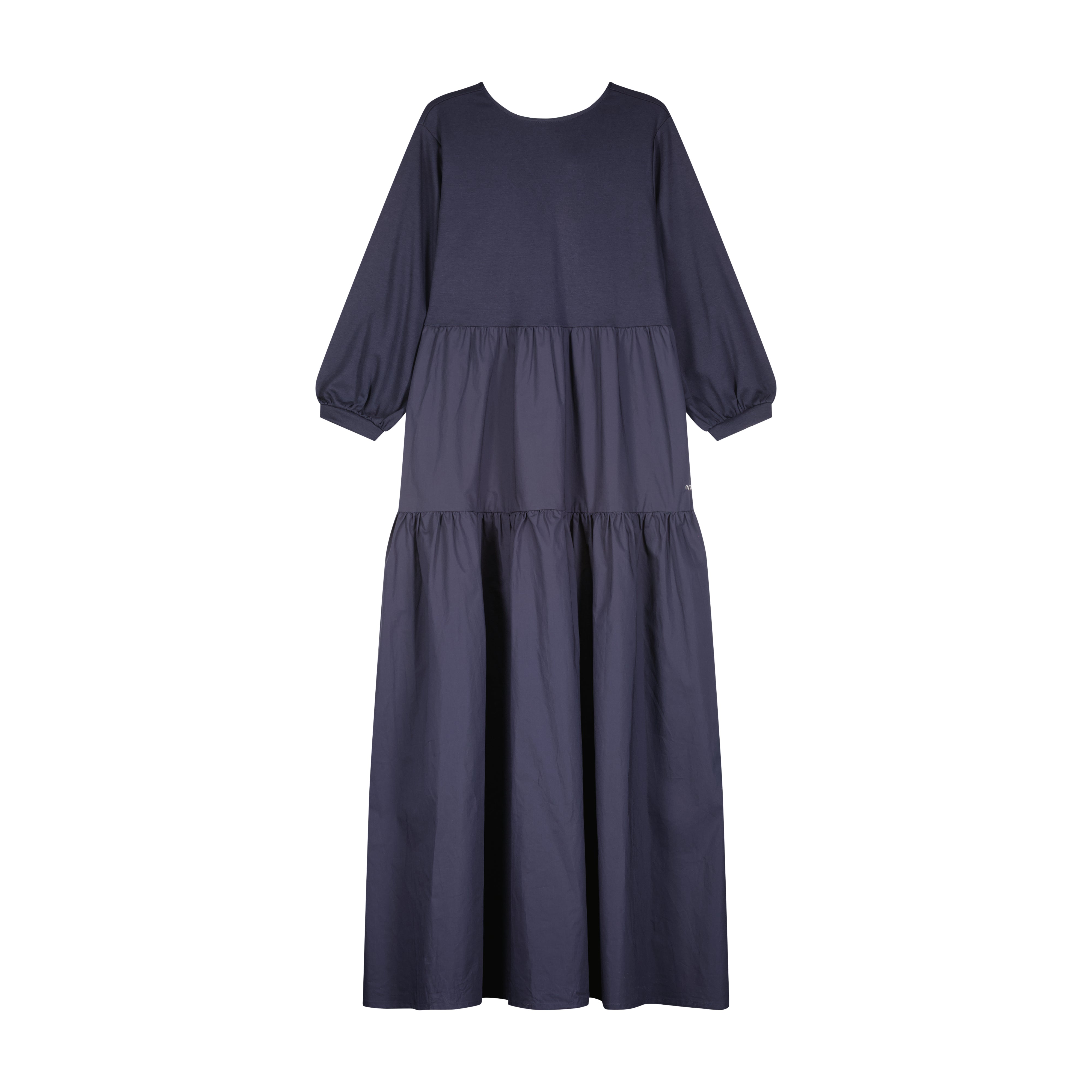 Elegant Navy Blue Waisted Maxi Dress for Women - Perfect for Weddings, Parties & Summer Vacations
