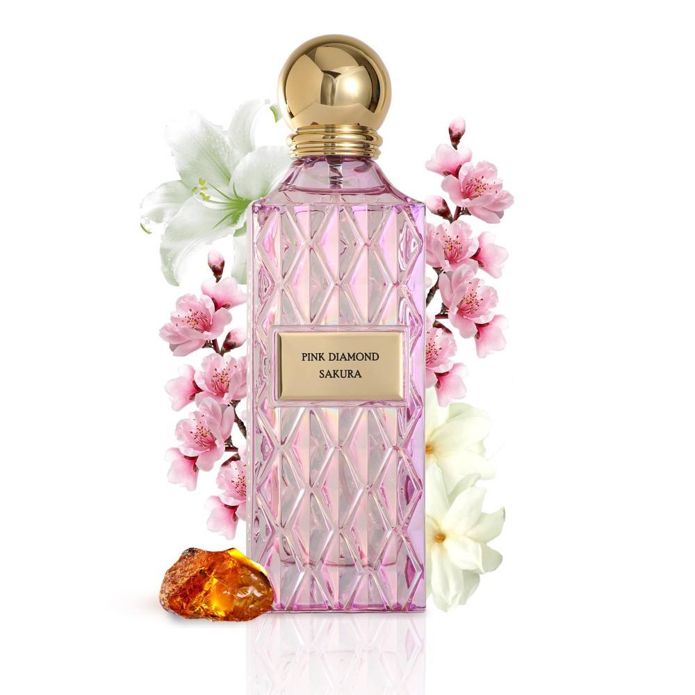 Pink Diamond Sakura Eau de Parfum 150ml - Floral Fragrance for Women, Long-Lasting Perfume for Daily Wear & Special Occasions