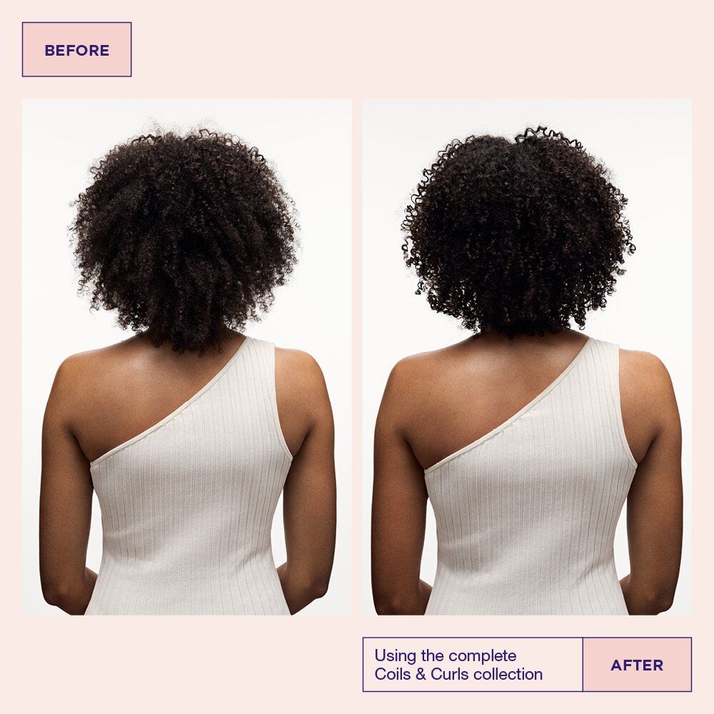 Coils & Curls Hydrating Hair Cream with Natural Oils - Moisturizing Styling for Curly, Coily & Natural Hair - Perfect for Daily Use & Frizz Control